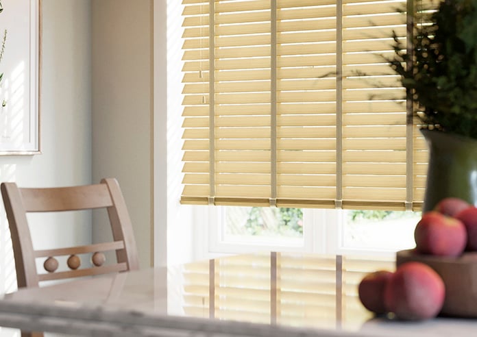 Ecowood Deluxe, Golden Oak Fine Grain - Motorised Venetian Blind - Image 5